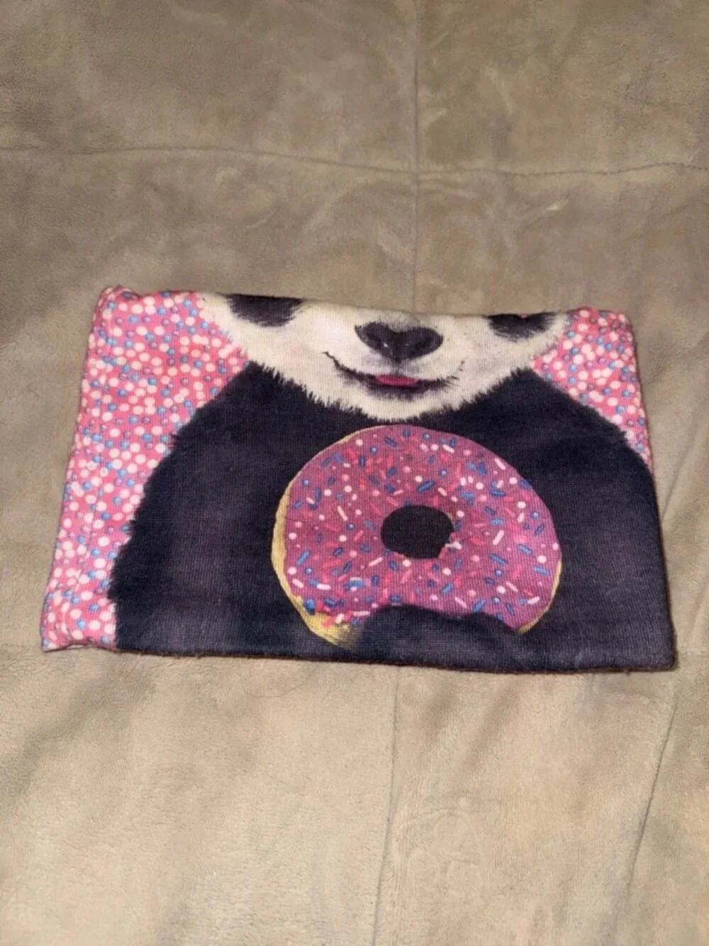 [BOGO] Justice Pink Panda Donut Sherpa Neck Warmer